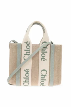 Chloé beige Woody Small bag