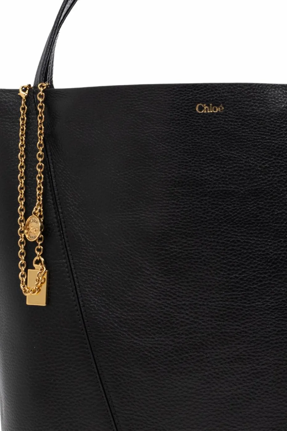 Chloé BLACK Bag Spin Large shopper type