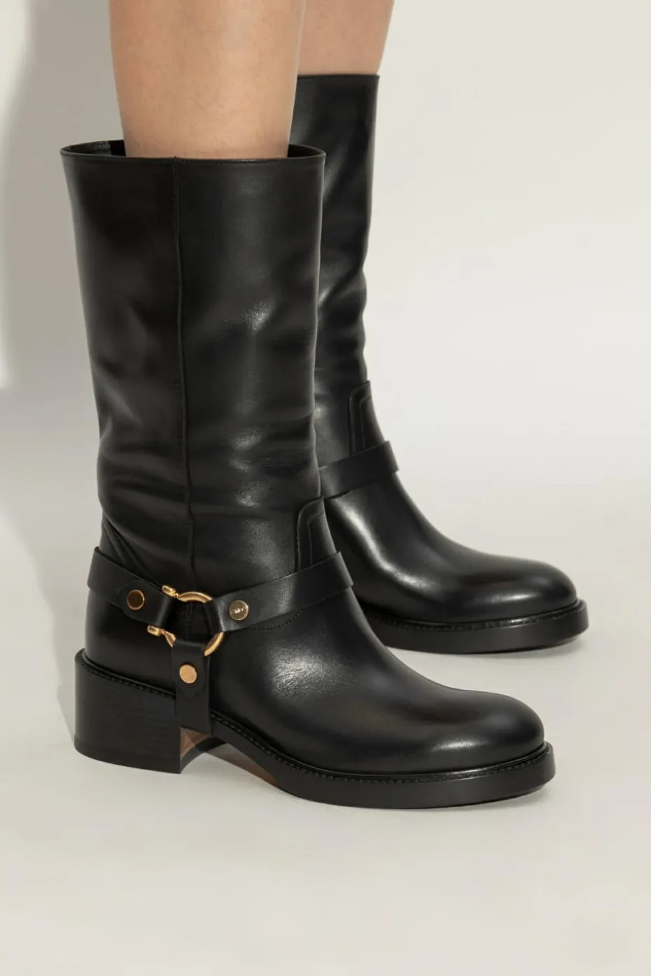 Chloé BLACK Dakota heeled boots