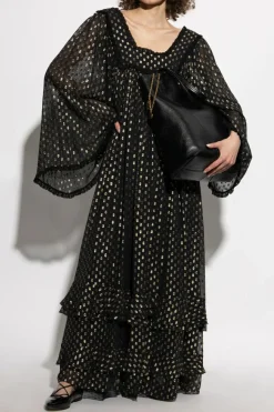 Chloé BLACK Dress with lurex thread