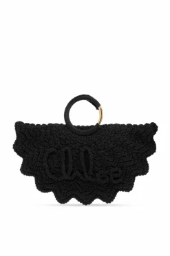 Chloé BLACK Handbag Bracelet Paravent Small