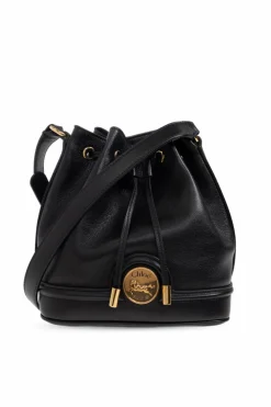 Chloé BLACK "Horse Medal" bucket bag
