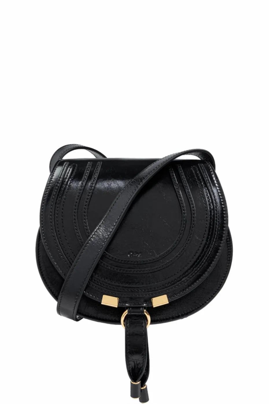 Chloé BLACK ‘Marcie Small’ Shoulder Bag