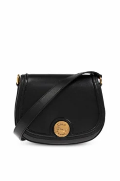Chloé BLACK Shoulder bag "Horse Medal"