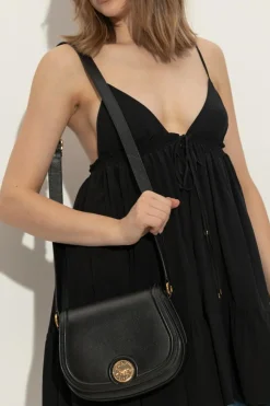 Chloé BLACK Shoulder bag "Horse Medal"