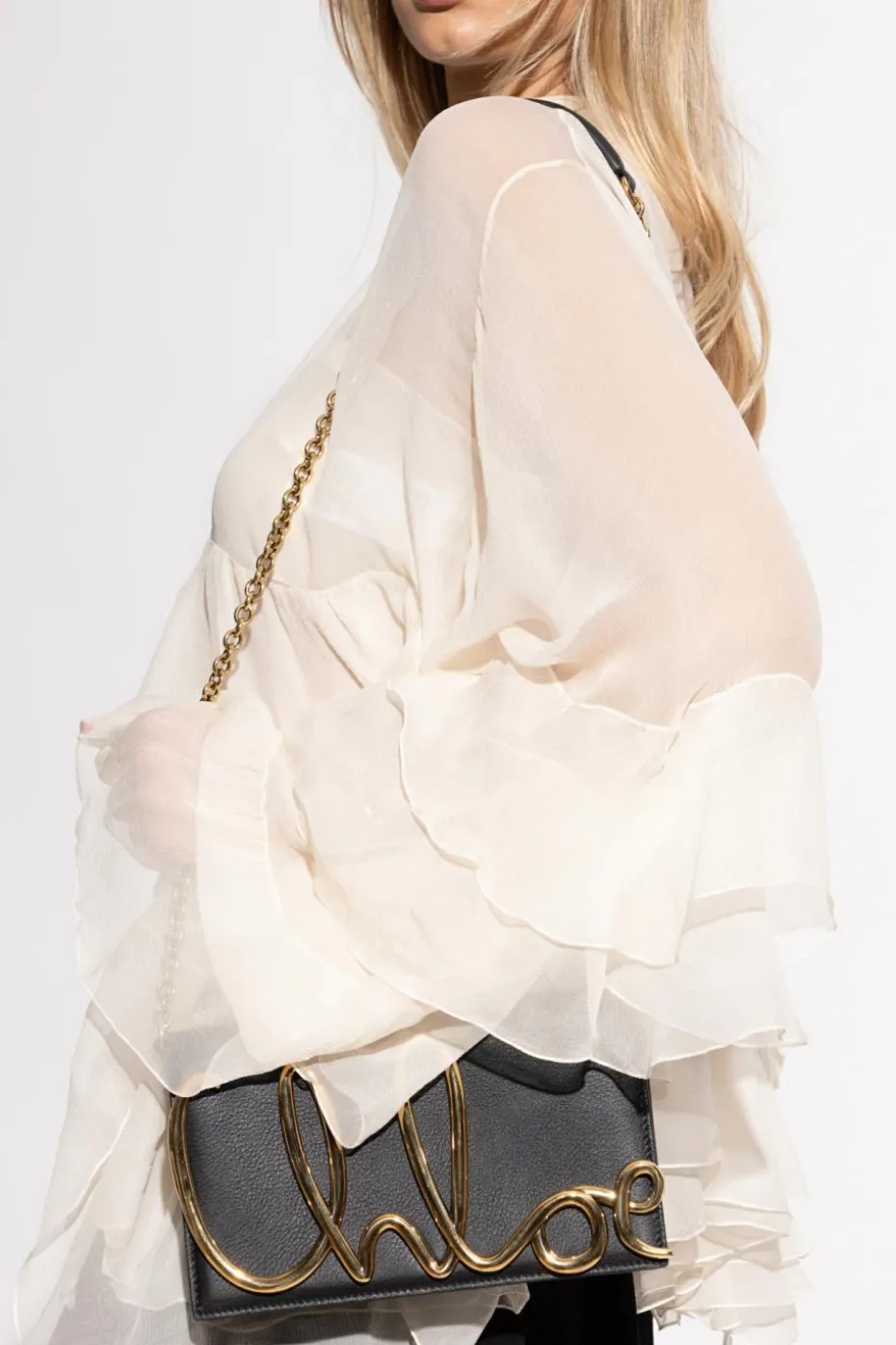 Chloé BLACK Shoulder bag with logo