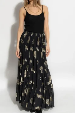 Chloé BLACK Silk skirt