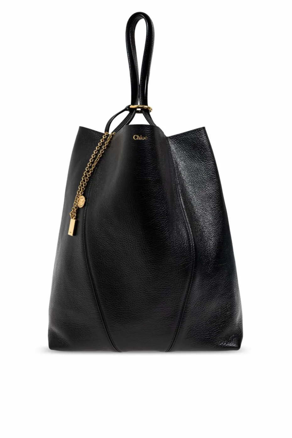 Chloé BLACK Spin Medium bag type shopper