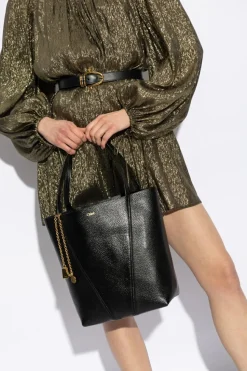 Chloé BLACK Spin Medium bag type shopper