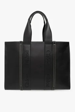 Chloé BLACK ‘Woody Large’ shopper bag