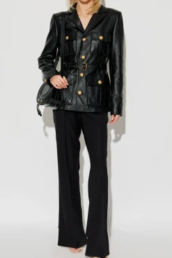 Chloé BLACK Wool trousers with darts