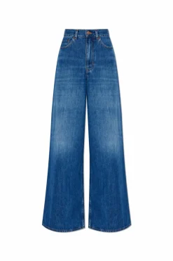 Chloé BLUE High-waisted jeans