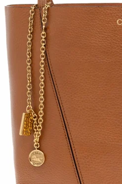 Chloé BROWN Bag Spin Medium type shopper