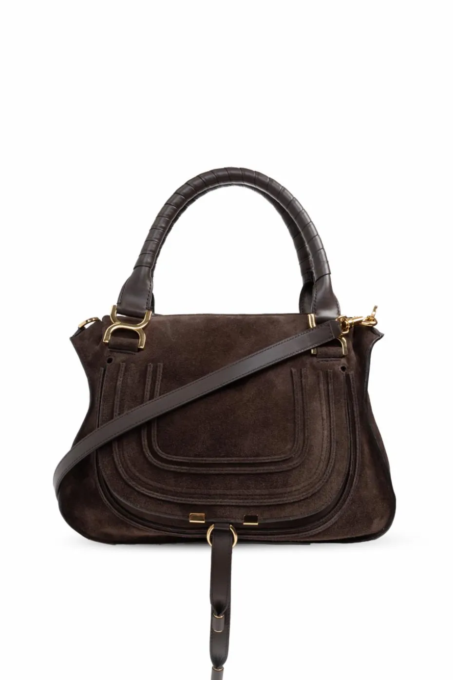 Chloé BROWN Handbag ‘Mercie Medium’