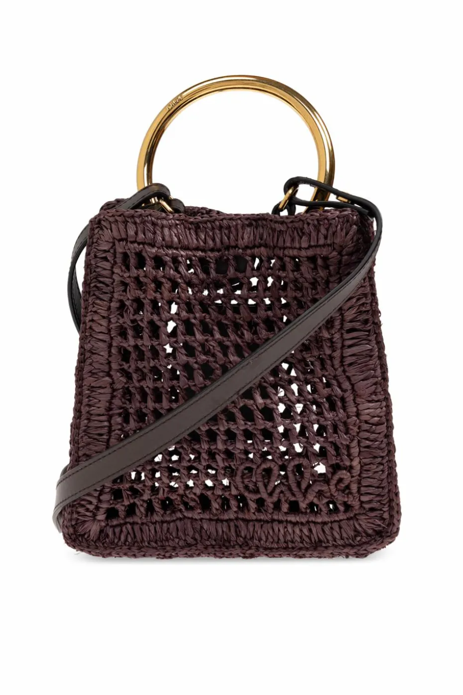 Chloé BROWN Handbag "Summer Banana Mini"