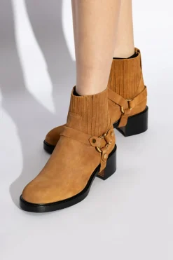 Chloé BROWN Heeled ankle boots Dakota