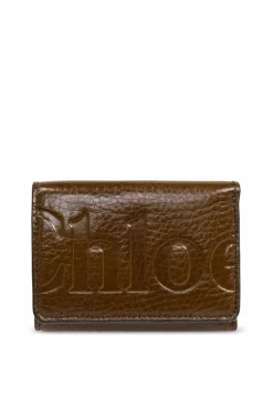 Chloé BROWN Leather wallet