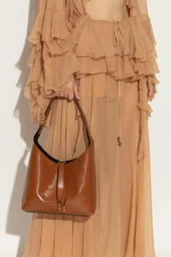 Chloé BROWN Marcie Hobo Small shoulder bag