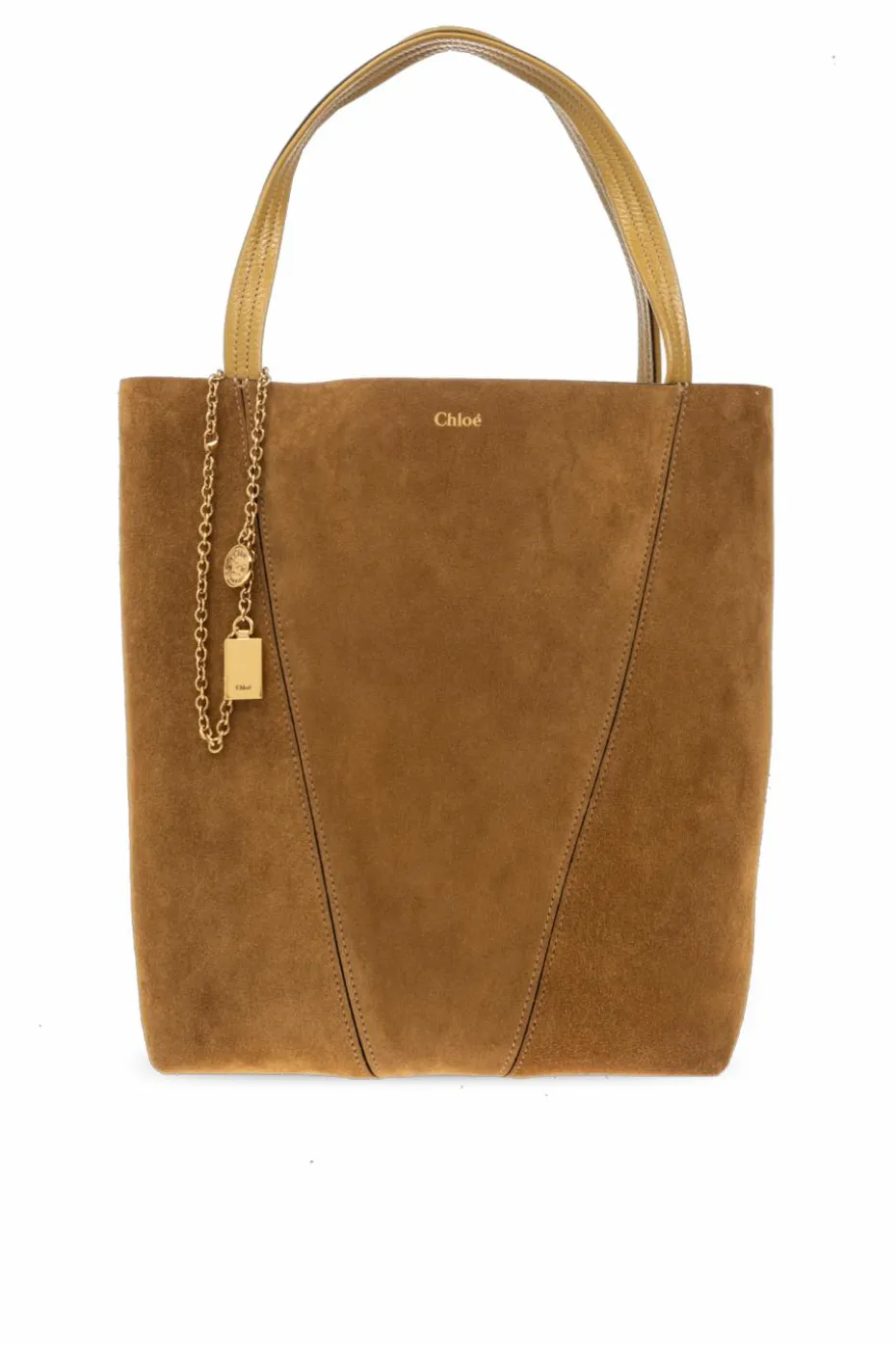 Chloé BROWN Shoulder bag "Chloé Spin Medium"