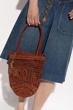 Chloé BROWN Shoulder bag "Summer Banana Small"
