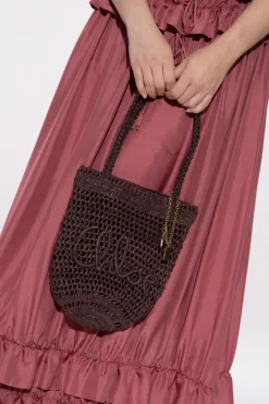 Chloé BROWN "Summer Banana Small" bag