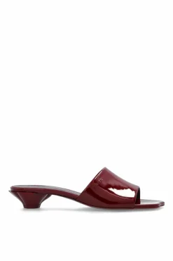 Chloé BURGUNDY Leather sandals