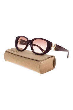 Chloé BURGUNDY Sunglasses