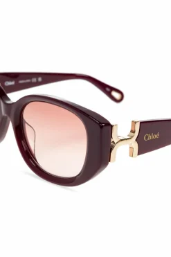 Chloé BURGUNDY Sunglasses
