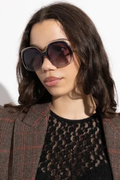 Chloé BURGUNDY Sunglasses