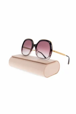 Chloé BURGUNDY Sunglasses