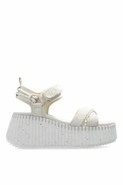 Chloé cream ‘Nama’ platform sandals