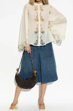 Chloé cream Silk shirt