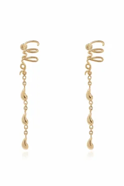 Chloé GOLD Brass earrings