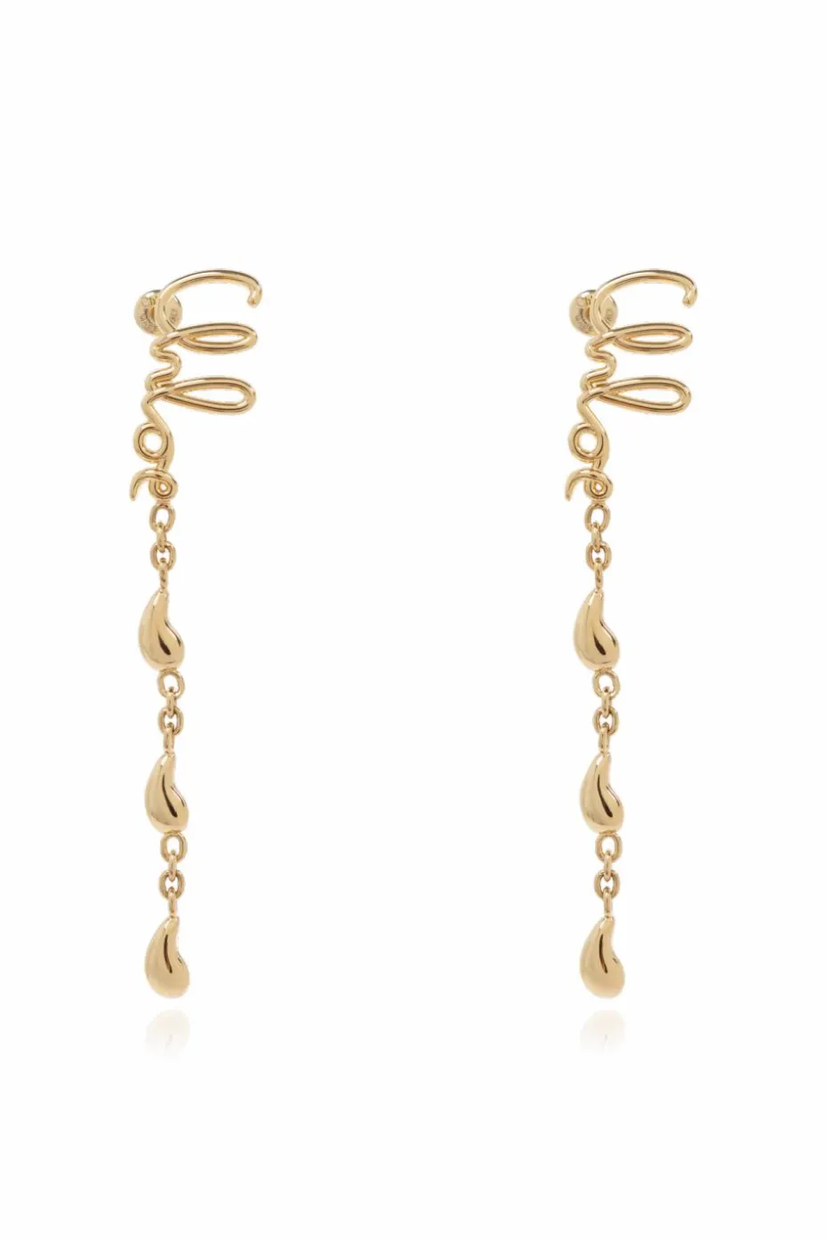 Chloé GOLD Brass earrings
