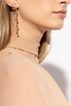 Chloé GOLD Brass earrings