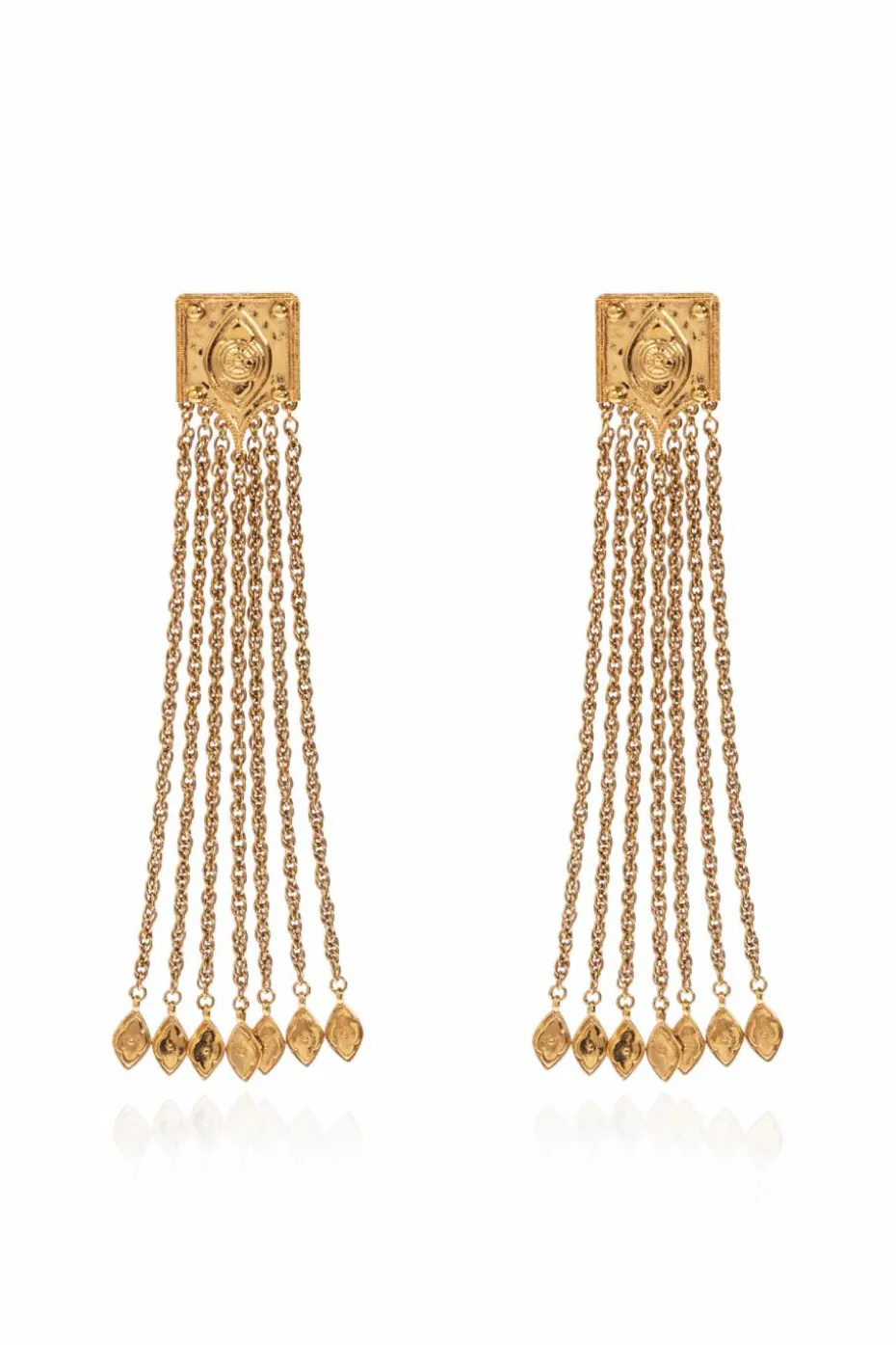 Chloé GOLD Brass earrings