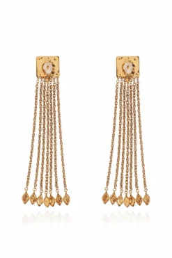 Chloé GOLD Brass earrings