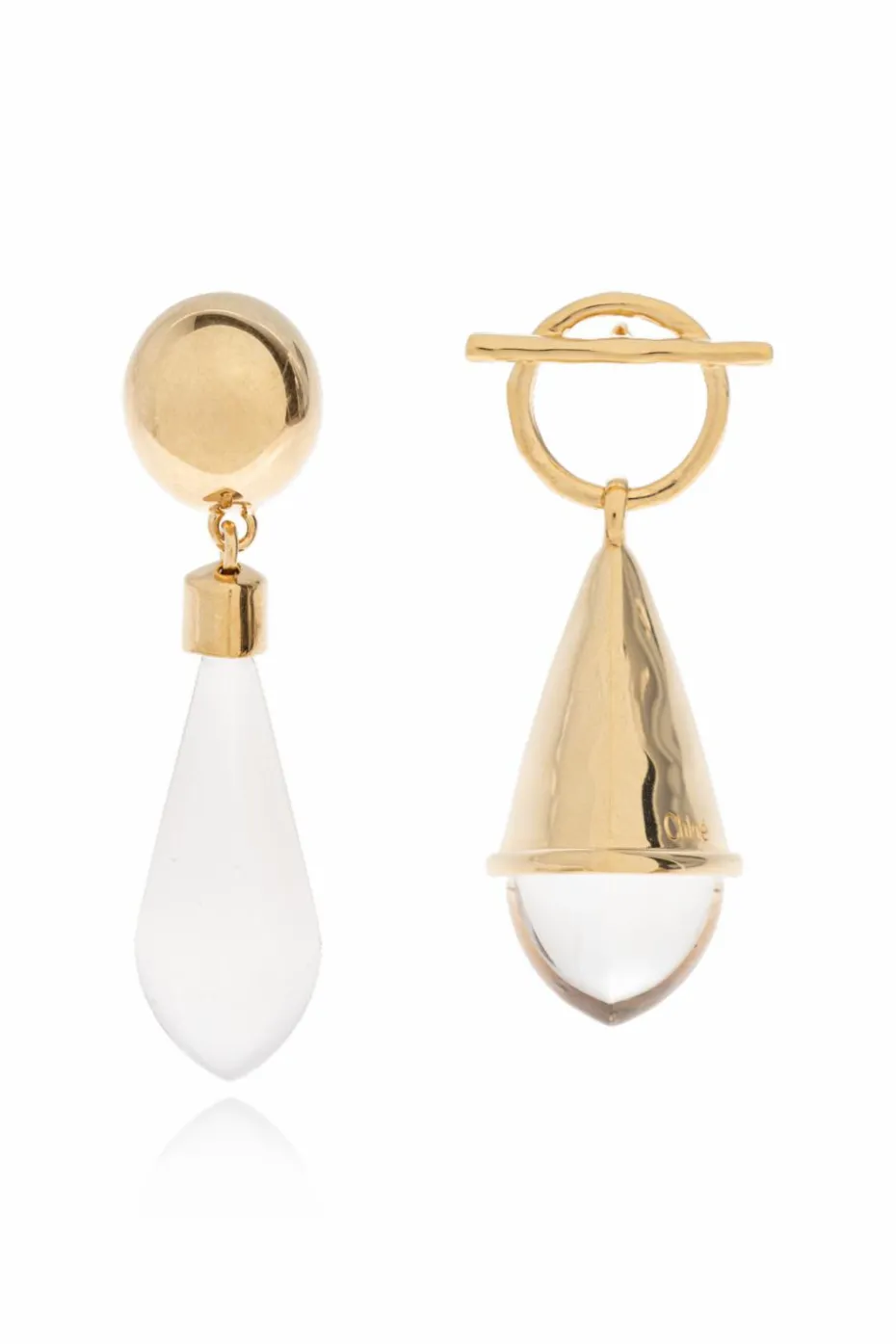 Chloé GOLD Brass earrings