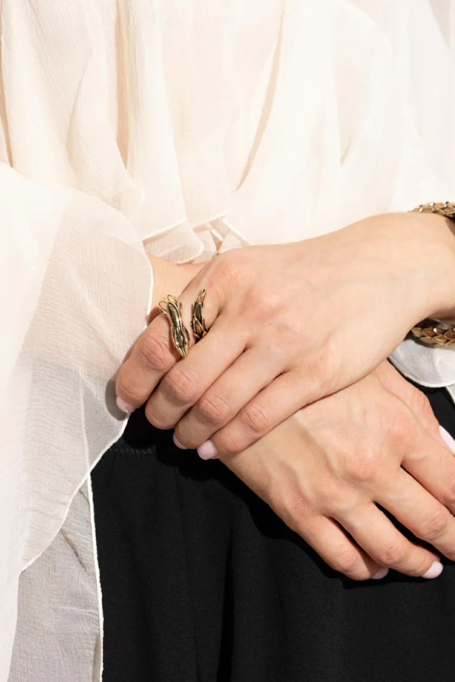 Chloé GOLD Brass ring