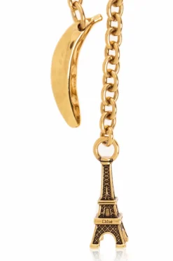 Chloé GOLD Keychain with charms
