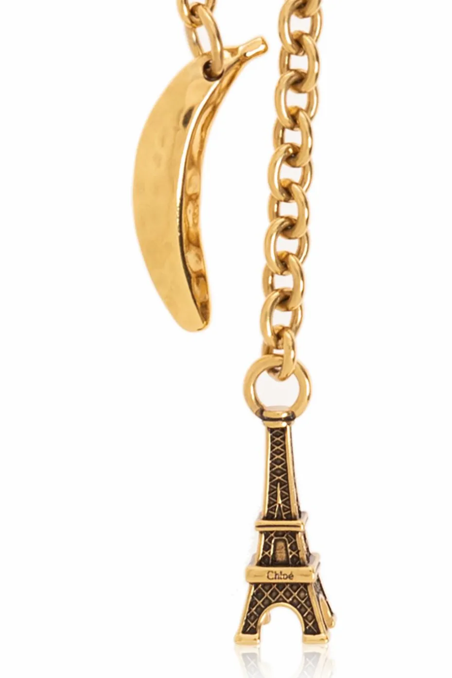 Chloé GOLD Keychain with charms