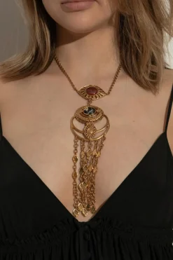 Chloé GOLD Necklace with precious stones