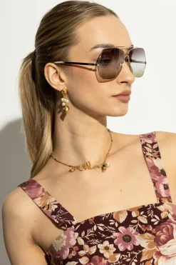 Chloé GOLD Sunglasses Aly