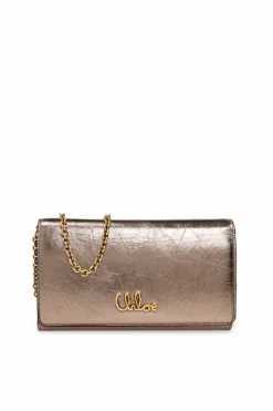 Chloé GOLD Wallet on chain Iconic