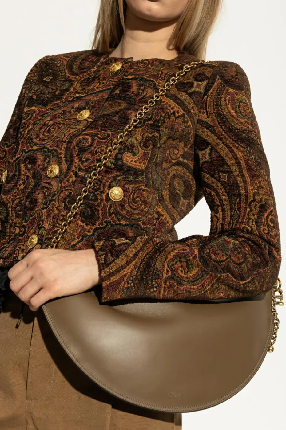 Chloé GREEN Shoulder bag `Icons`