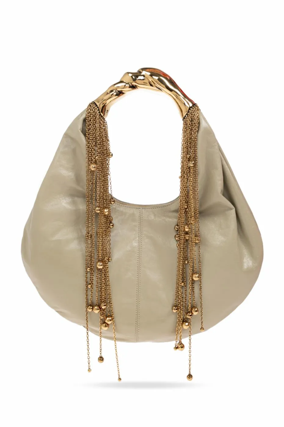 Chloé GREY Leather hobo bag