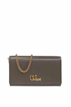 Chloé GREY Wallet on Chain Iconic