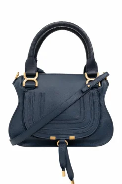 Chloé NAVY BLUE ‘Marcie Small’ shoulder bag