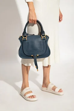 Chloé NAVY BLUE ‘Marcie Small’ shoulder bag