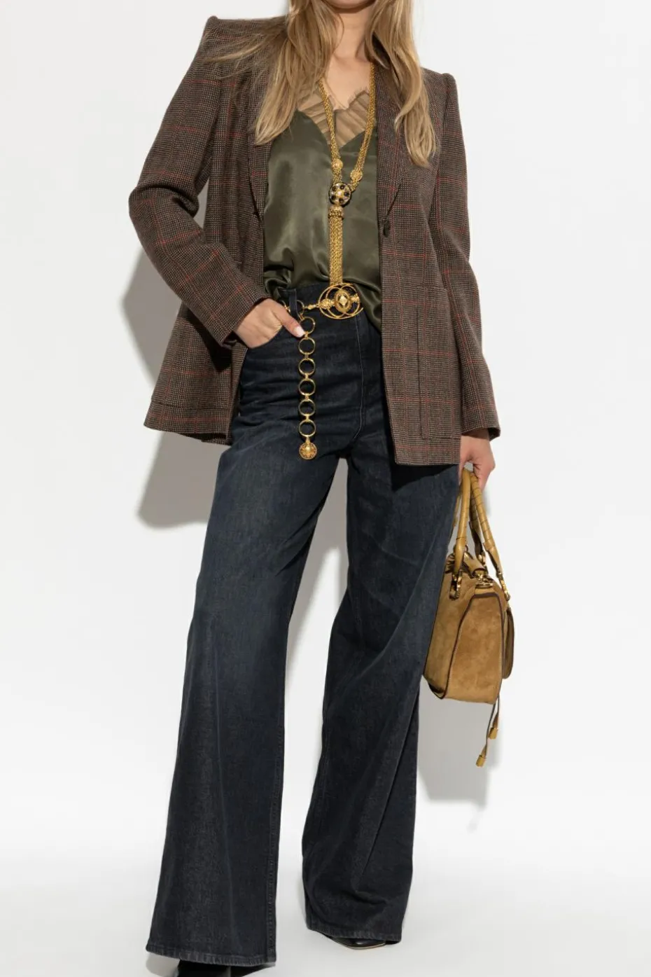 Chloé NAVY BLUE Wide-leg jeans